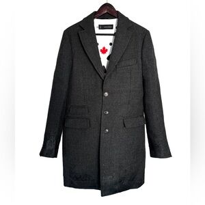 Super Unusual DSQUARED2 Wool Coat